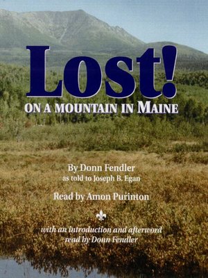 Lost on a Mountain in Maine - Audiobook